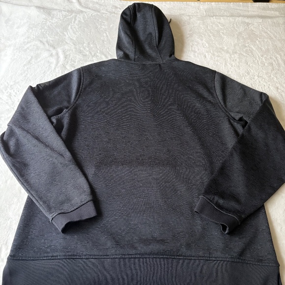 Under Armour ColdGear 1/4 Zip Hoodie Sweatshirt Mens Large Fitted Black - Picture 6 of 8